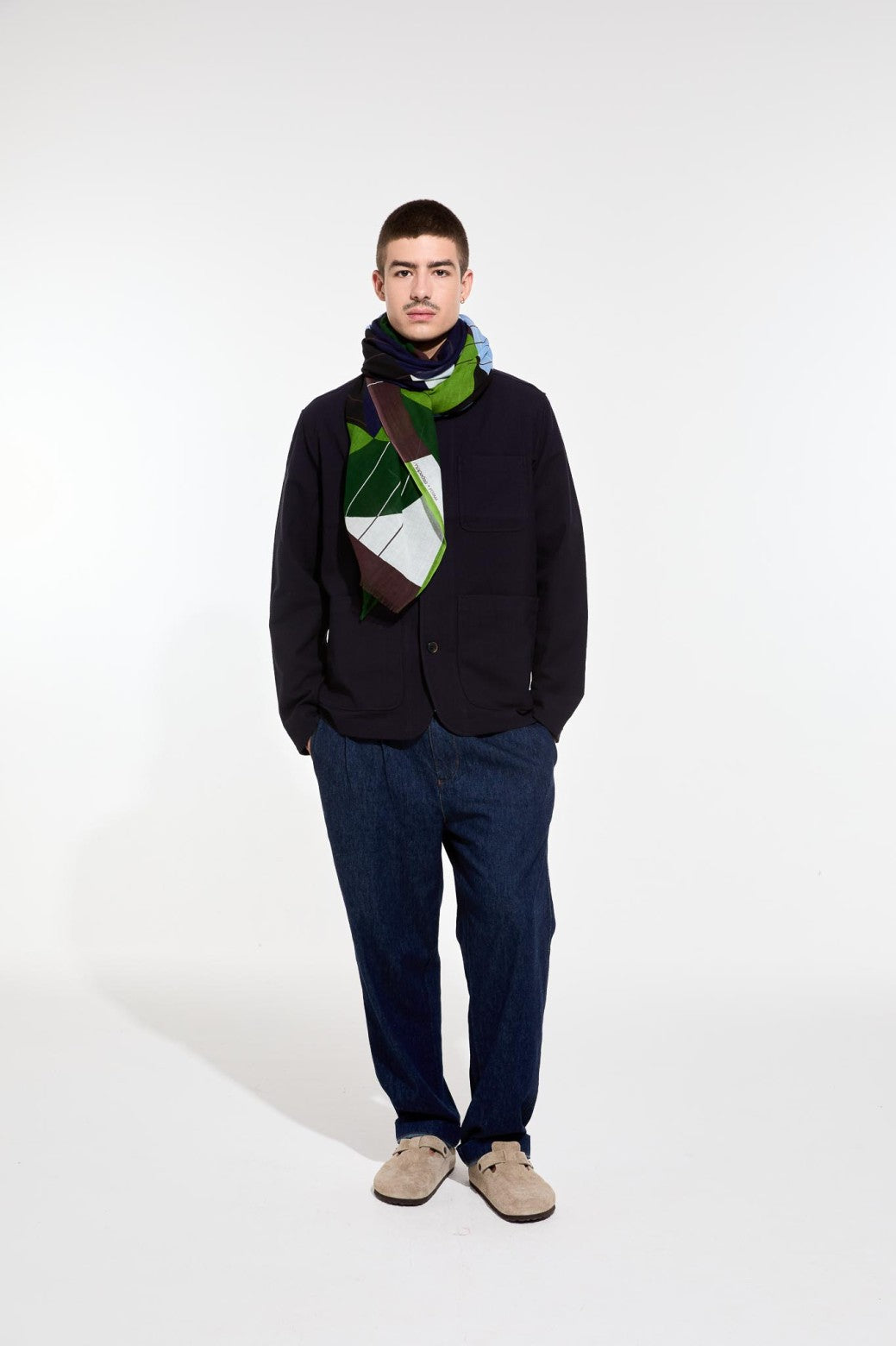 TEAL FORMA SCARF