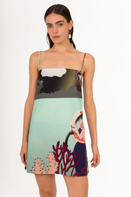 Urban seabed Mini dress