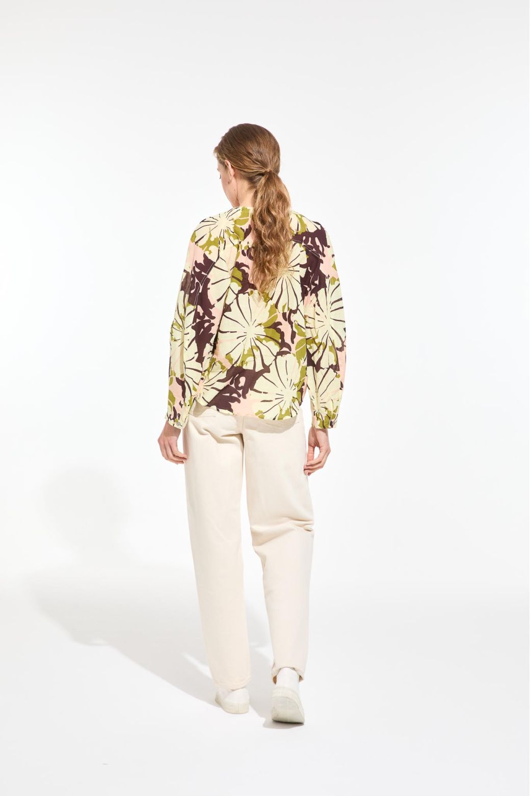 ROSE KHAKI TARA PAVOT SHIRT