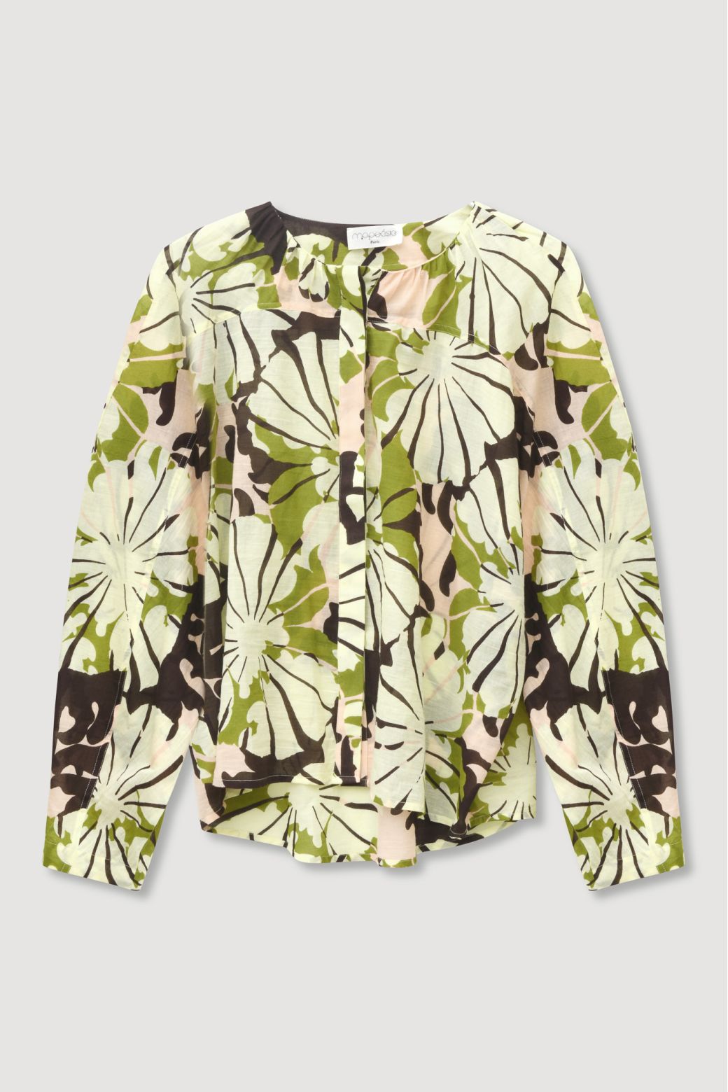 ROSE KHAKI TARA PAVOT SHIRT