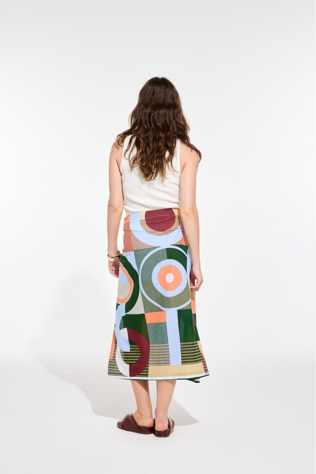 CORAL CLOUD OLGA REVE TA POESIE SKIRT