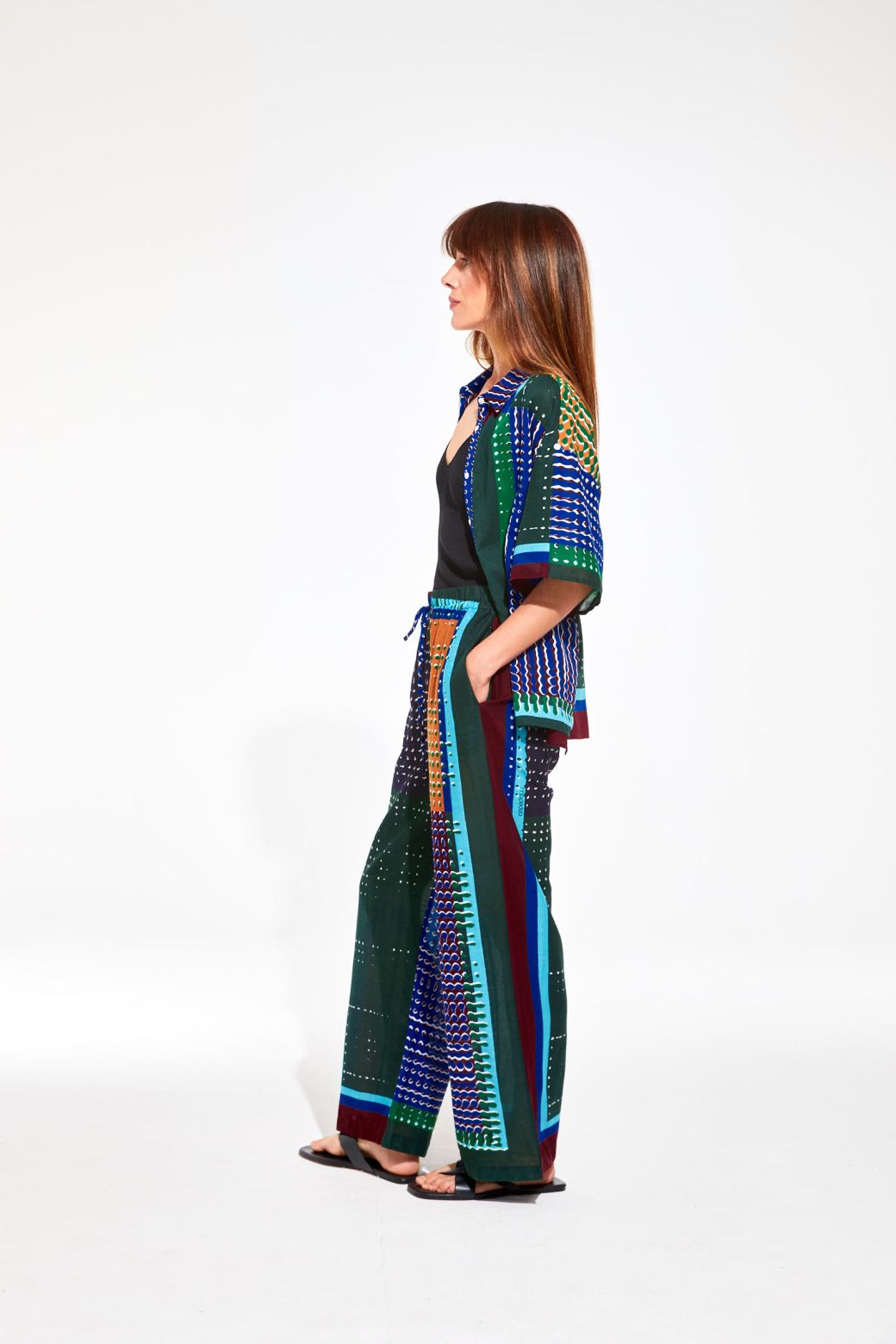 MAX PANACHE DARK GREEN PANTS