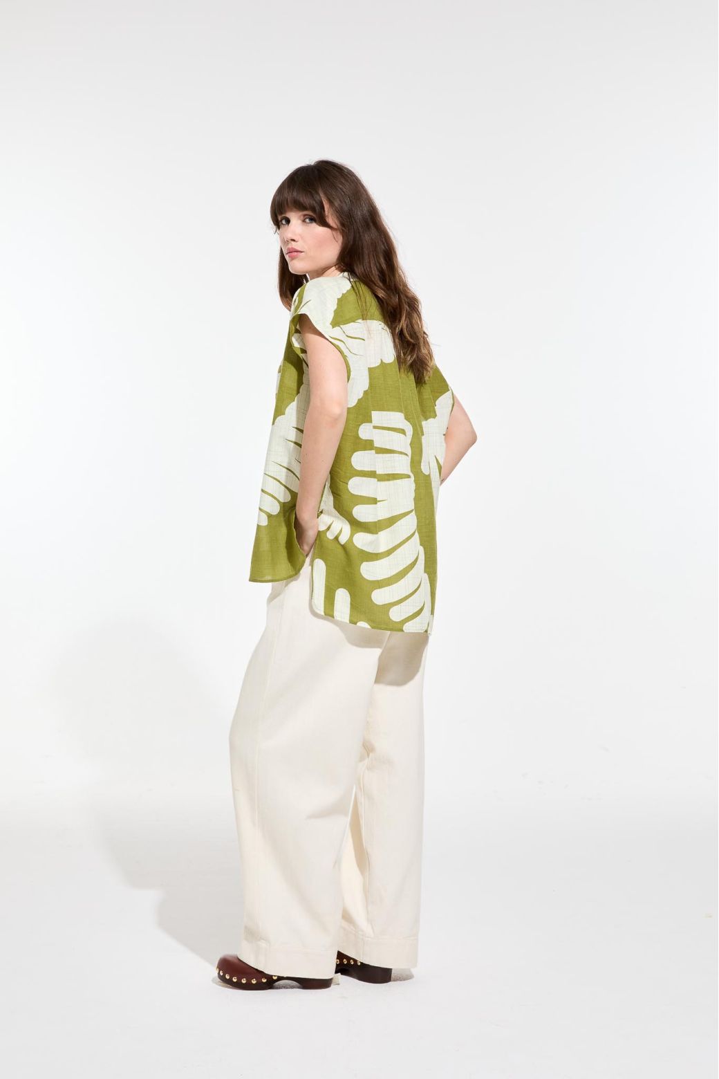ORANGE ADELE PALMA TOP