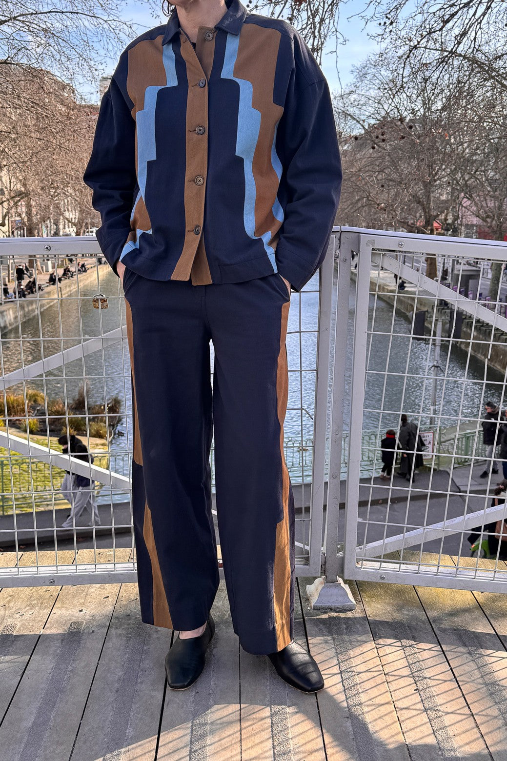 NAVY  MINA CELESTE JACKET